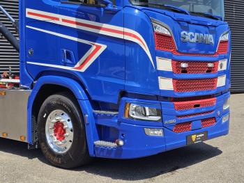 Scania R580 V8 6x2 HIAB HOOKLIFT / RETARDER
